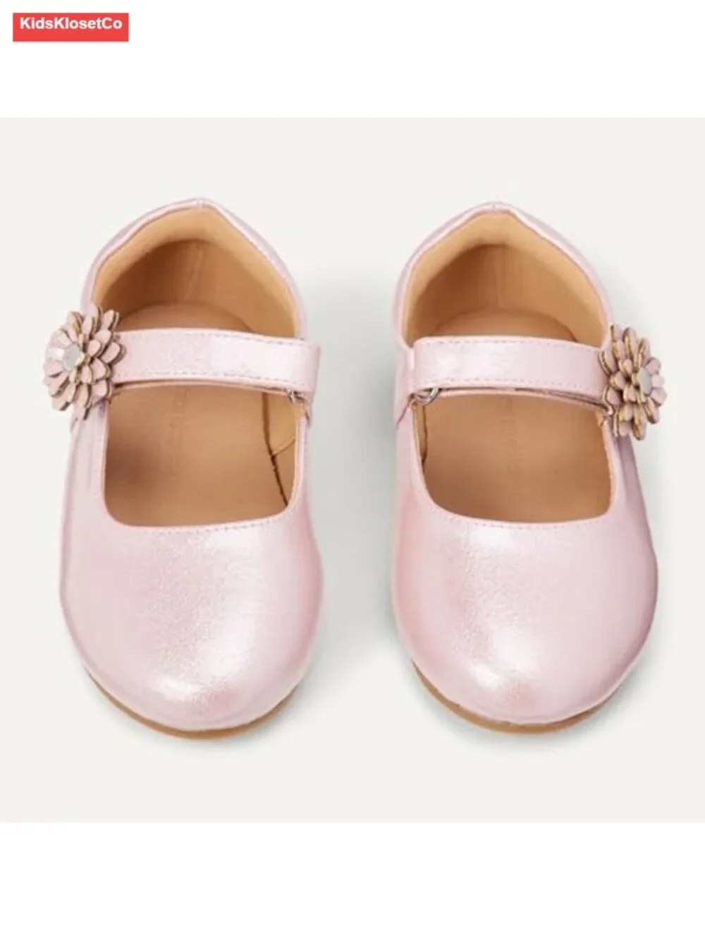 Toddler Girls Mary Jane Flats - Faux Patent Leather